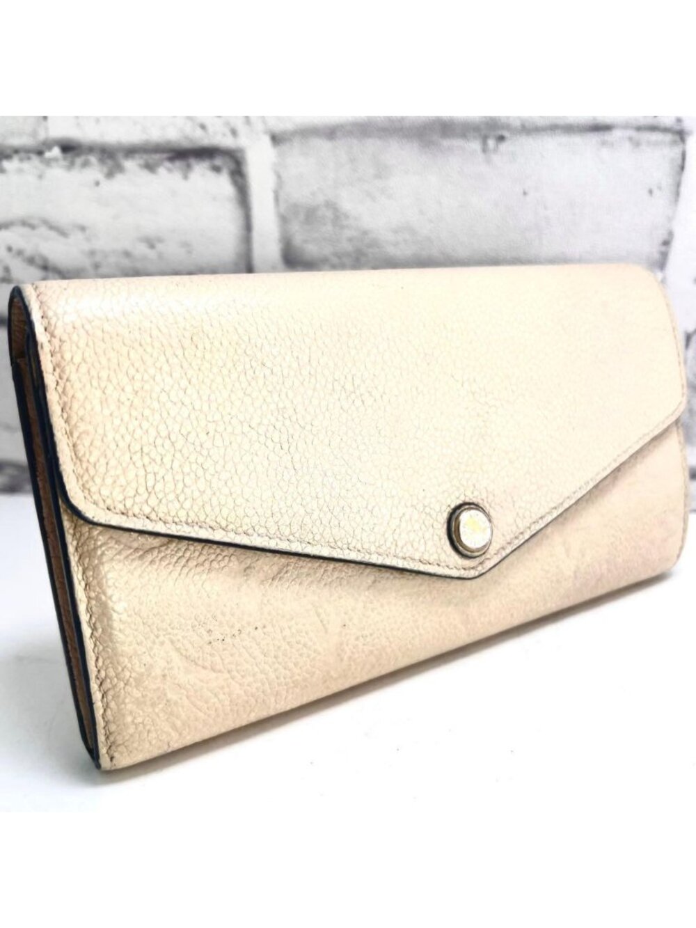 Louis Vuitton Empreinte Portefeuille Sarah Monogram Ivoire Wallet